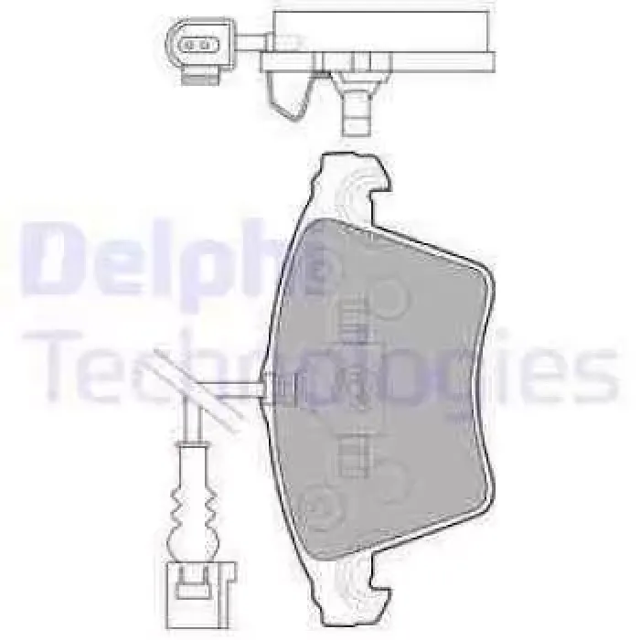 On Fren Balatasi Transporter T5 T6 T7 16 Jant (Fisli) 03>19 | DELPHI LP1913 | OEM 7H0698151 7H0698151D
