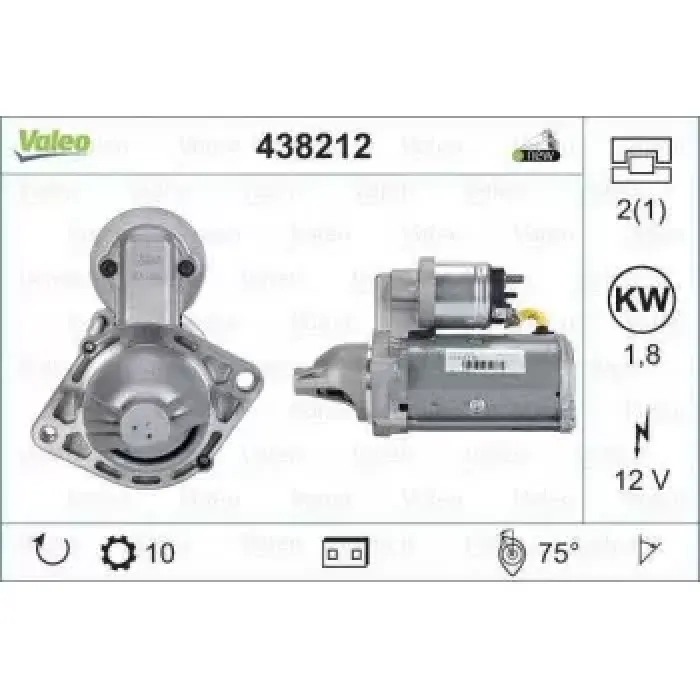Mars Motoru Fiorino Doblo Corsa C D Astra H J Meriva A B 1,3 Multijet | VALEO 438212 | OEM 6202071 6202071 60105011 60105011