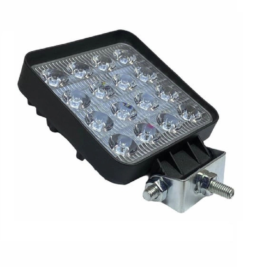 Çalışma Lambası Kare 16 LEDX3=48W Metal *** Kalın *** | OEM L1005