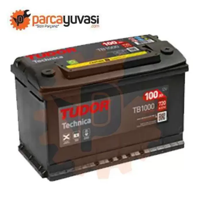 Aku 12V 100 Ah LH4 (315×175×205) Yüksek | TUDOR TB1000