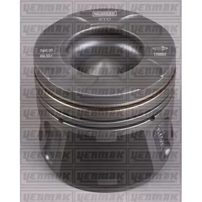 Motor Piston+Segmani Astra J Corsa D Grande PUNTO1.3CDTI 16V Linea Grande Punto 199A3000 Multijet - Z13 DTH-A13DTE 16V 4 Sil. Dizel 1248 CC-66 Kw 90PS (Euro 5) [(69,60MM) (Std)] | YENMAK 31-04289-000 | OEM 55197996 55197996 623590 624063 623590