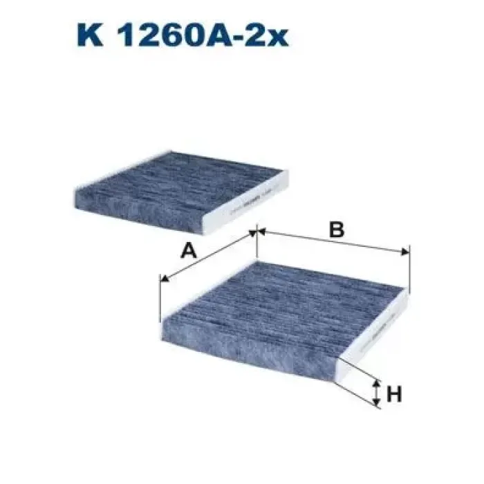 Polen Filtresi Karbonlu Bmw F07 F10 F11 F01 F02 F03 F04 11> | FILTRON K 1260A-2X | OEM 64119272642