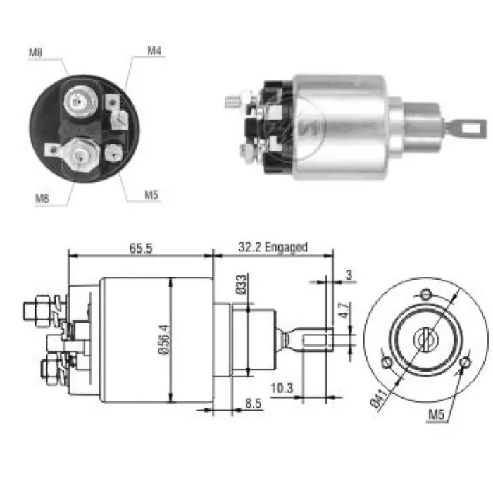 Mars Otomatigi 12V Mercedes Sprinter Vito | ZM 0874 | OEM 0001526210