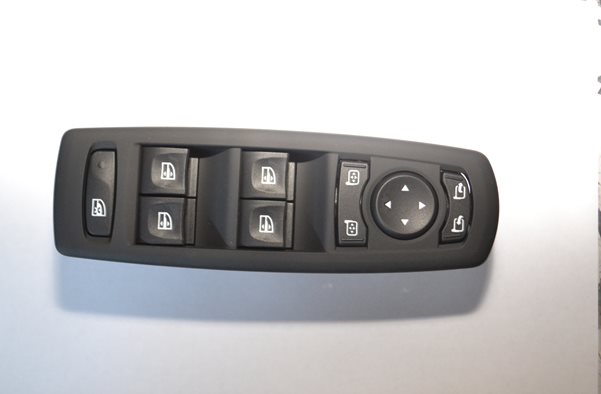 Cam Acma Kapama Anahtari Sol Cerceveli Siyah Renk Dortlu Megane 3 Laguna 3 Çift Soket 19 Pin Ayna Katlamali | ROCKSWELL A024 | OEM 254000006R