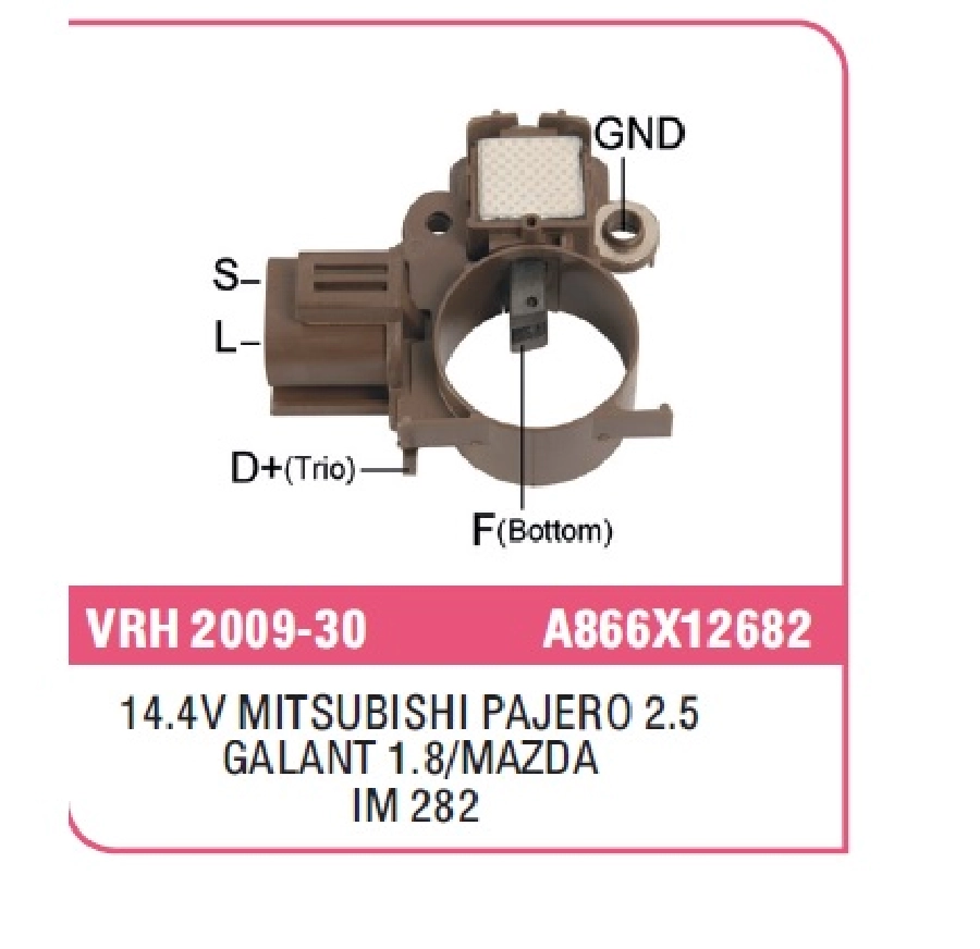 Konjektör Mitsubishi Tipi 12V ( 14.4V ) Mitsubishi Pajero 2.5, Galant 1.8, L300 Eski Model Mazda 626 2FIS H | OEM VRH2009-30