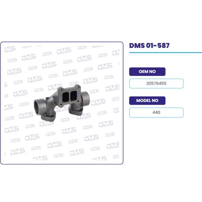 Egzoz Manifoldu Orta - Renault - Premium 440 / Volvo | DEMOSAN 01-587 | OEM 20576455-7420576455