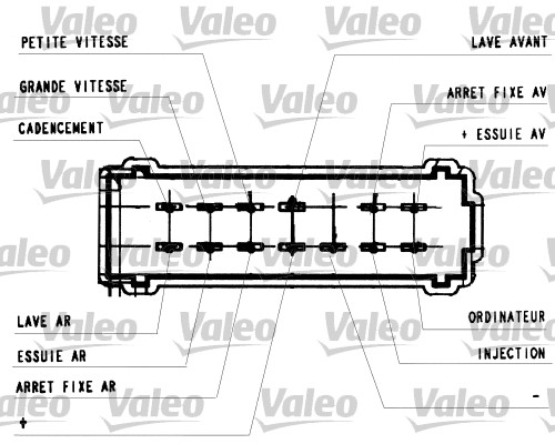 Far+Sinyal+Silecek ve Yol Bilgisayari Kumanda Kolu Megane 1,4 / 1,6 / 2,0 / 1,9D 96> | VALEO 251442 | OEM 7701040732