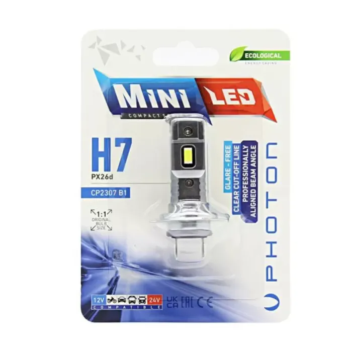Mini H7 12-24V Compact Led (Tekli Blister) | PHOTON CP2307 B1