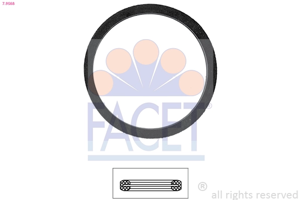 Termostat Contasi R19 Clio Kangoo Megane Logan | FACET 7.9568 | OEM 8200267272