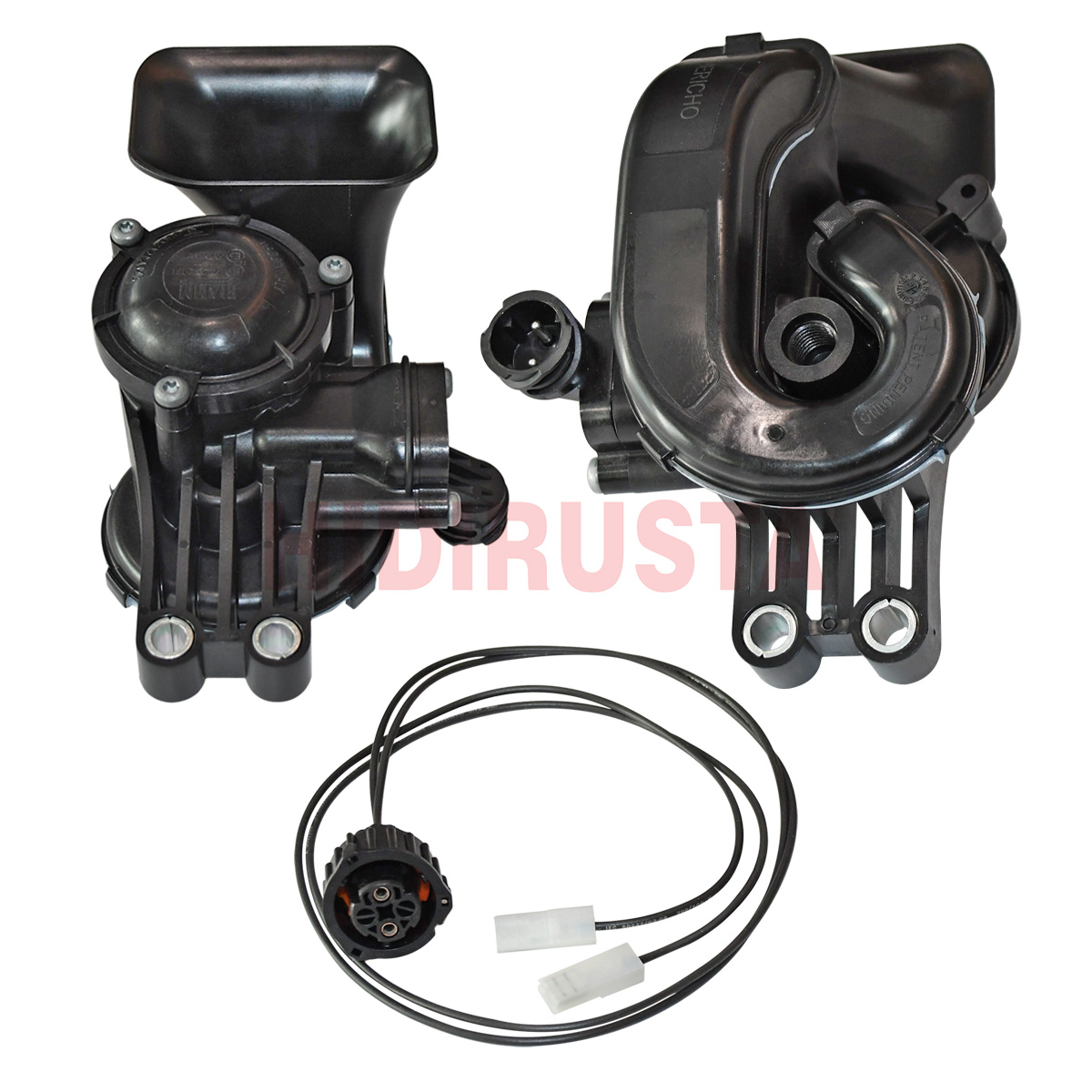 Havalı Korna DAF, Iveco, MAN, Scania (M12 Dişli Hava Girişi, Dın 2 Fiş, 24V) | OEM 21246652