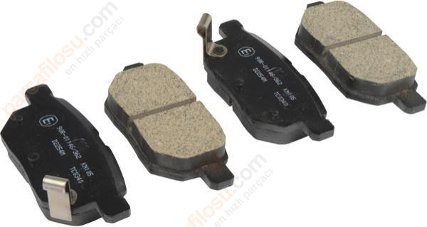 Arka Fren Balatasi Toyota Corolla Auris 2007-> Yaris 1.0 1.3 2005-> Verso 2009-> | MANDO RMPT20 | OEM 0446612130