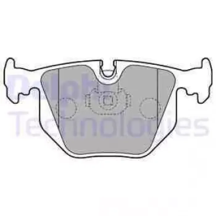 Fren Balatasi Arka Range Rover 02-09 / BMW E53 E83 E46 | DELPHI LP1803 | OEM SFP000120 SFP500210 34216761250