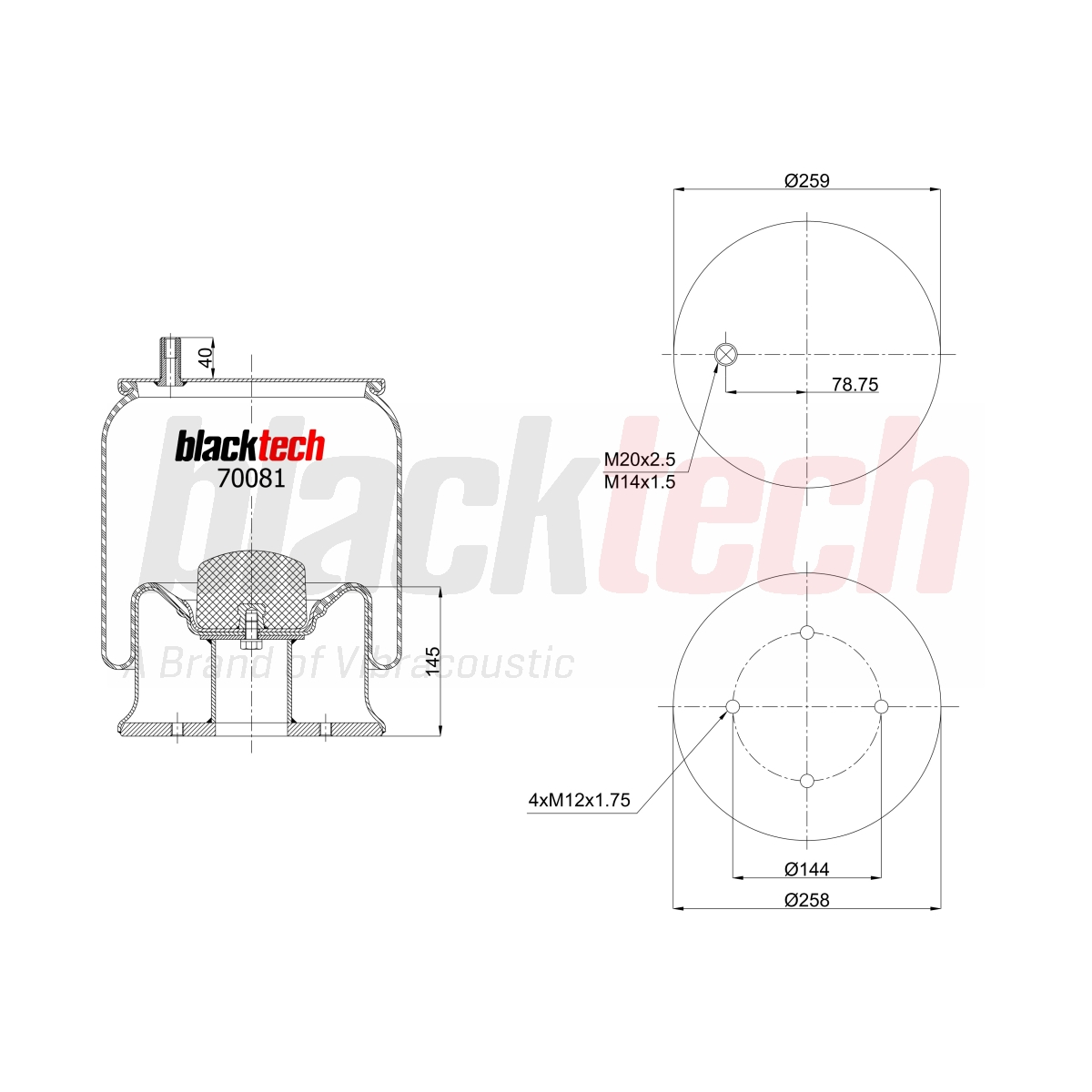 Körük Komple Metal Pistonlu | OEM 1T17B11