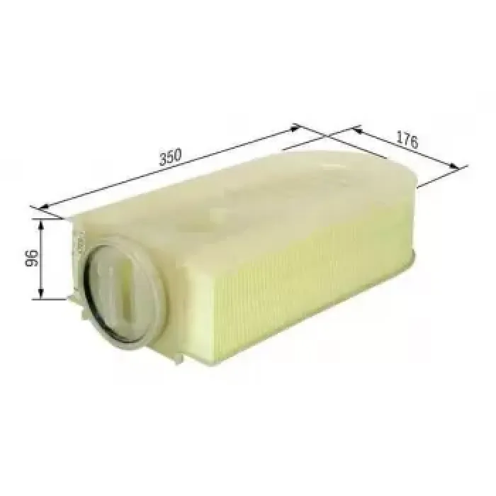 Hava Filtresi X204 08>15 W204 08>14 S204 08>14 C204 11> W212 09>16 C207 09>16 | BOSCH F026400133 | OEM A6510940004