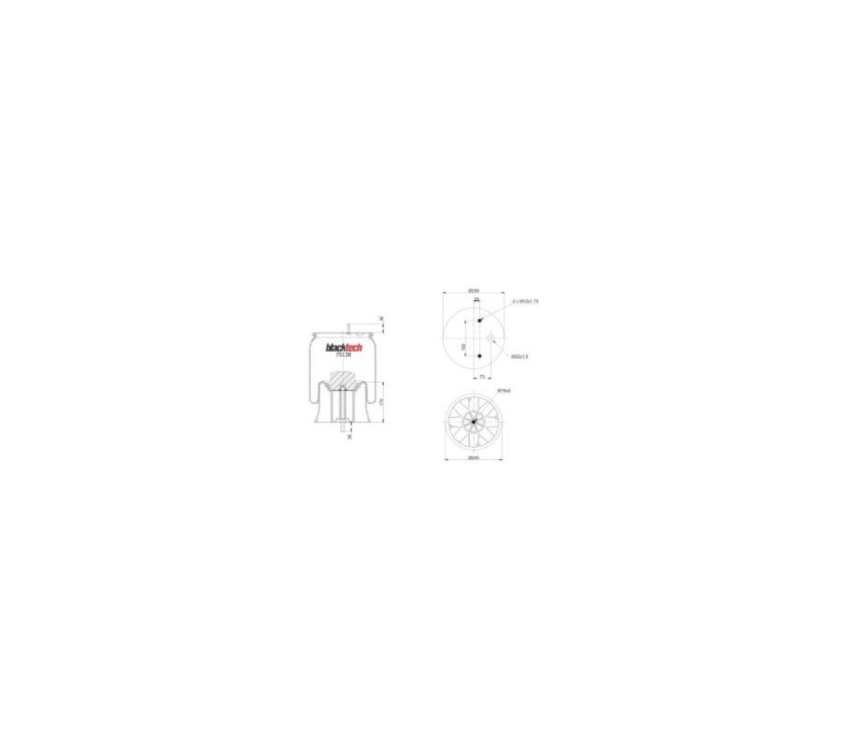 Körük Komple Plastik Pistonlu | OEM 1T30037207719