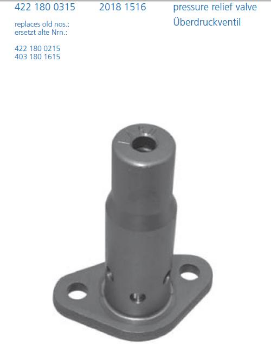 Yağ Tazyik Supabı Uzun 7,5 Bar | OEM A5411800715