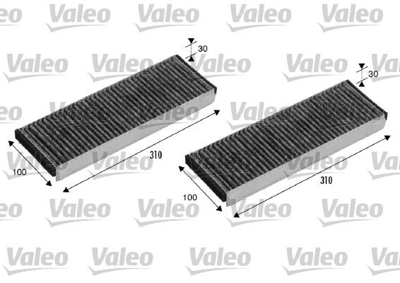 Polen Filtresi Audi A6 2,0 / 2,4 / 2,8 / 3,0 / 3,2 04>11 Karbonlu Ikili | VALEO 715501 | OEM 4F0819439A 4F0819439A 4F0819439C 4F0898438A 4F0898438C 4F0819439C 4F0898438A 4F0898438C