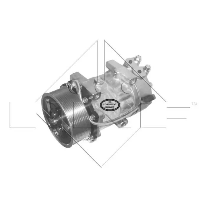 Klima Kompresoru 24V R134A Scania Pgrt SD7H15 120PV10 24V Yedm | NRF 32705 | OEM 1531196 1888032 2564093 573125