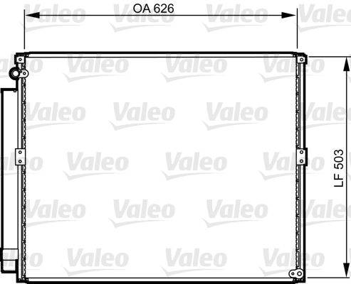 Klima Radyatoru Toyota Land Cruiser 3,0 D4 D 02>09 | VALEO 814236 | OEM 8846135160