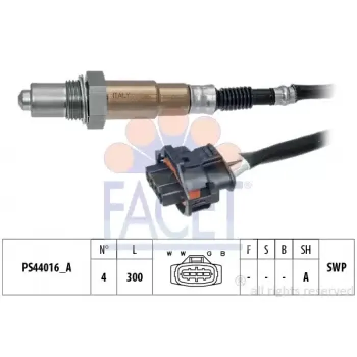 Oksijen Sensoru Opel Adam Astra G H J Combo Corsa C D | FACET 10.8267 | OEM 55568266