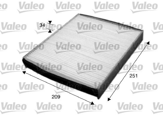 Kabin Filtresi Volvo C30 / 70 S40 V50 (Pa) | VALEO 715627 | OEM 4M5J-19G244-AA 4M5J-19G244-AA 1354952 1354953 1494691 1354952 1354953 1494691
