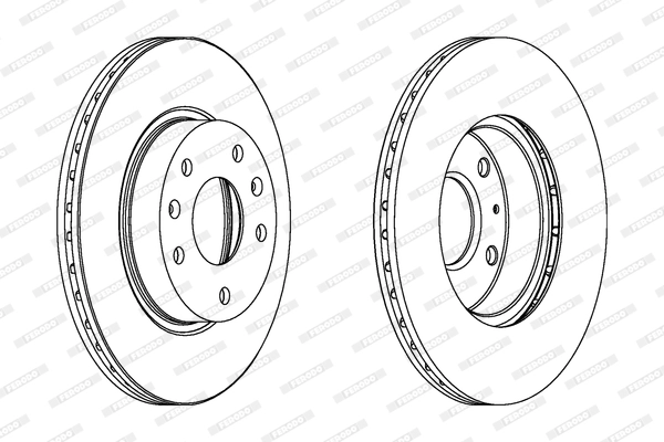 Fren Diski On Freelander 1 96>06 | FERODO DDF1151 | OEM SDB101070 SDB000080