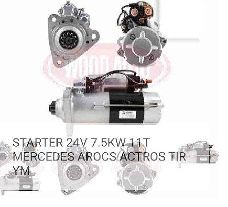 Marş Motoru 24V 7.5KW 11T Mb Arocs, Actros 4 1842 Wut Str 5471U | OEM WUT.1107.0596