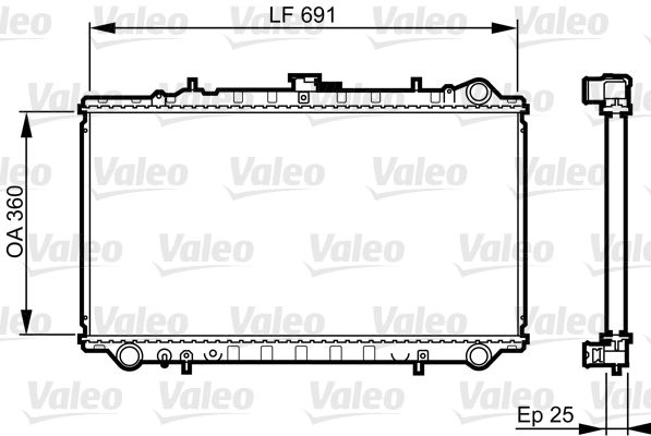 Motor Su Radyatoru Primera D Traveller 2,0 90>95 Manuel | VALEO 731674 | OEM 2141074N00