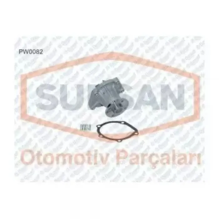 Devirdaim Toyota Corolla Kasnaksiz 1.3 12V 1988-1998 (1E 2E) | SUPSAN PW0082 | OEM 1610019226 1610019226 1611019095 1611019105 1611019095 1611019105