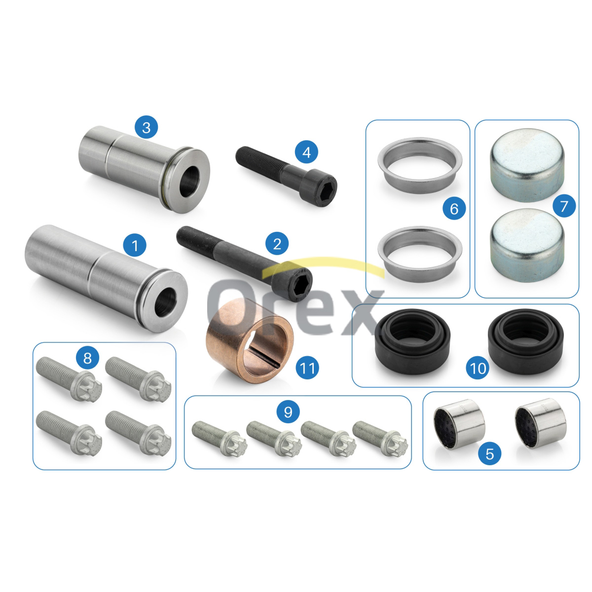 Kaliper Tamir Takımı Meritor Volvo Renault | OEM 5001866989