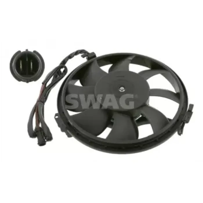 Klima Fan Motoru 280MM 300 W Audi A4 A6 A8 Passat Sharan Adr 97>05 | SWAG 30914746 | OEM 8D0959455E 8D0959455E 7M0959455M 4B0959455 8D0959455L 7M0959455M 4B0959455 8D0959455L