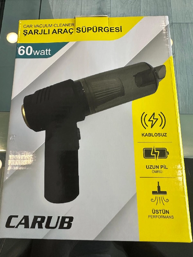 Oto Araç Süpürgesi 60 Watt Şarjlı Lüx | OEM BR0909011