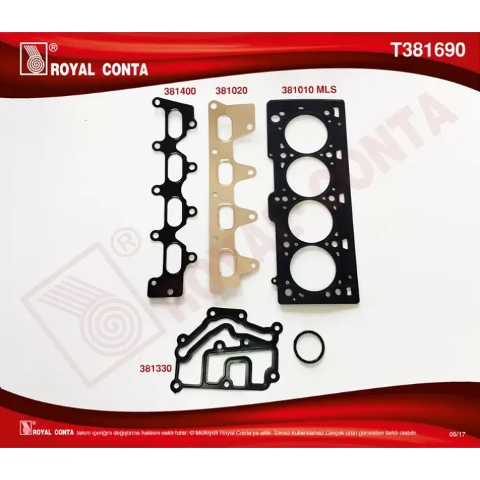 Ust Takim Contasi Megane Clio Laguna 1,4 1,6 16V (K4J K4M) | ROYAL T381690 | OEM 7701471886 7701471886 7701471361 7701474372 7701471361 7701474372