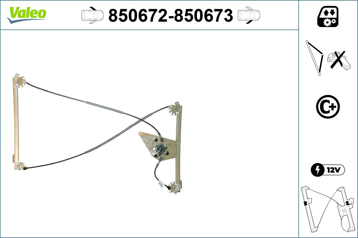 Cam Mekanizmasi Audi A3 (1996>4 / 2003) | VALEO 850672 | OEM 8L3837461
