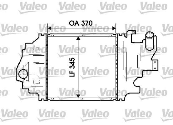Turbo Radyatoru Clio II 1,5DCI | VALEO 817923 | OEM 7700436091 7700436091 8200252209 8200252209