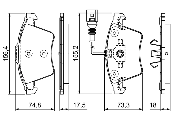 On Fren Balatasi Transporter T5 T6 T7 16 Jant (Fisli) 03>19 | ART A06.1914 | OEM 7H0698151 7H0698151 7H0698151D 7H0698151F 7H0698151D 7H0698151F