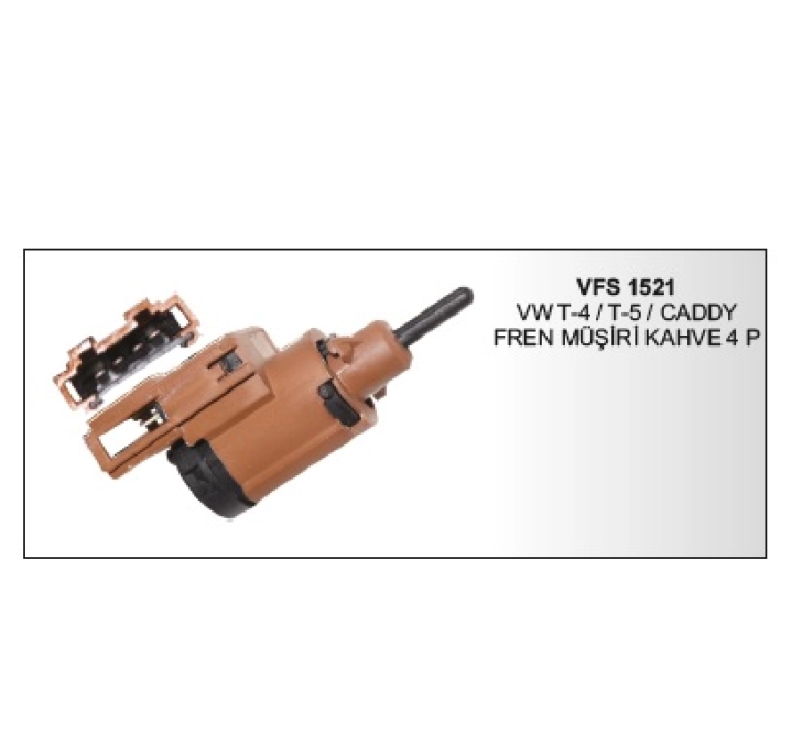 VW T-4, T-5, Caddy Fren Musuru Kahve 4P | OEM VFS1521