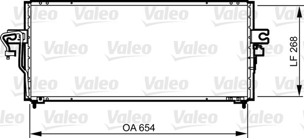 Klima Radyatoru Nissan Almera I 96>00 | VALEO 817792 | OEM 921102M112