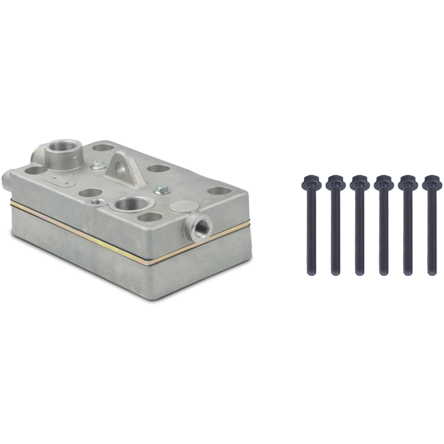 Kompresor Kapağı Mercedes Axor OM457 Ciftli (Wabco Tipi Subabsiz) | A-TECH 403.01.1200 | OEM 9125109302 112550 RK01707 0021301115