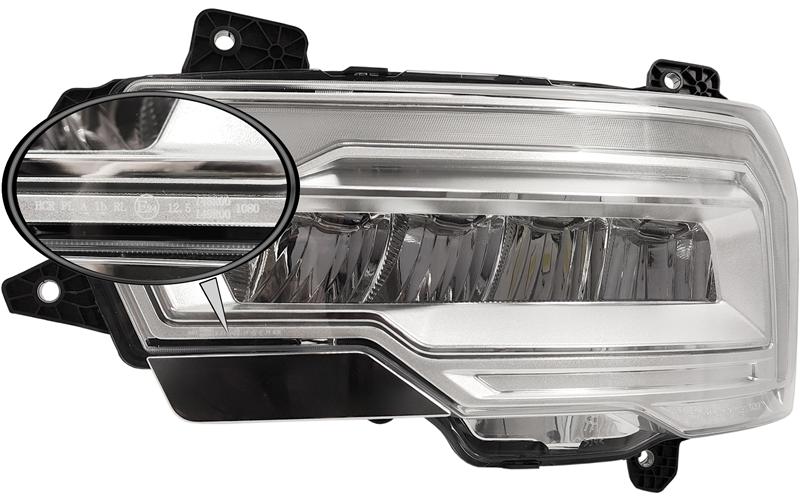 Far Sol (LED, Motorlu, Sissiz) DAF Xf, Xg | OEM 2188978