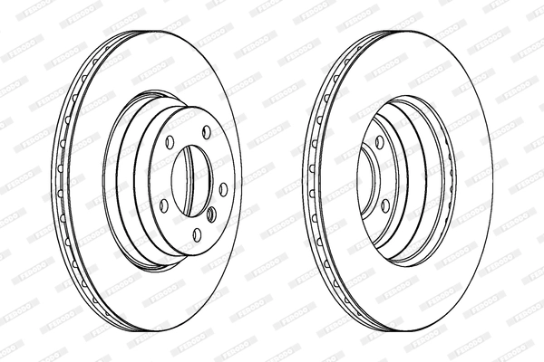 Fren Diski On Havali BMW E81 E82 E87 E88 E90 E91 E92 E93 X1 E84 | FERODO DDF1535C-1 | OEM 34116764645 34116854999
