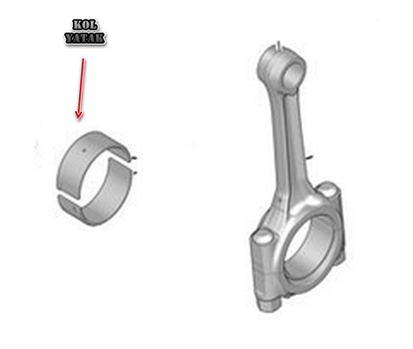 Kol Yatak 0.25 Starex Crdi 2002> / Sorento Crdi 2002> 140 & 170 Ps 2.5 Crdi D4CB | NE 181087000615 | OEM 23060-4A900