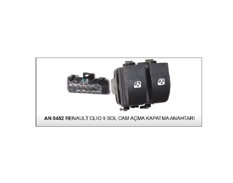 Cam Anahtarı Megane 2 Otantik - L AN714 | OEM AN0452