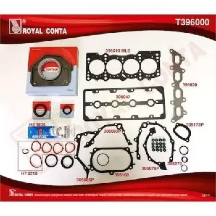 Motor Takim Conta Fiat Palio Albea Punto Bravo Marea Stilo Idea Brava 1.2 16V 98> | ROYAL T396000 | OEM 71739160 71739160 71716871 71740665 71716871 71740665