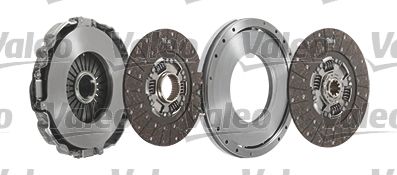 3 Lu Debriyaj Takimi (Baski+Disk+Rulman) / (Ikili Disk) 2×400 Volvo | VALEO 827272 | OEM 20717563 20717564 20744252 85000312 85000773
