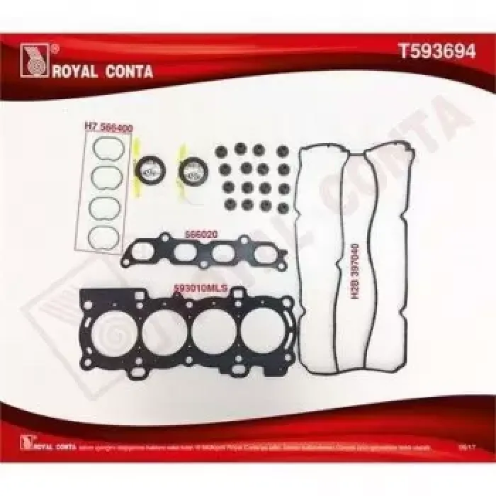 Ust Takim Conta (Skt Keceli Subap Lastikli) S,K,C Dahil Focus II 03>07 Focus II C Max 04>07 1,6 Zetec S Pfi 16V | ROYAL T593694 | OEM 4M5G 6008 UST