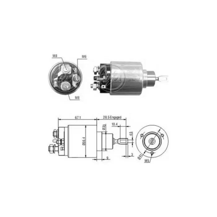 Mars Otomatigi 12V Opel Astra Vectra Zafira Calibra Frontera 2,0 | ZM 1473 | OEM 90487704