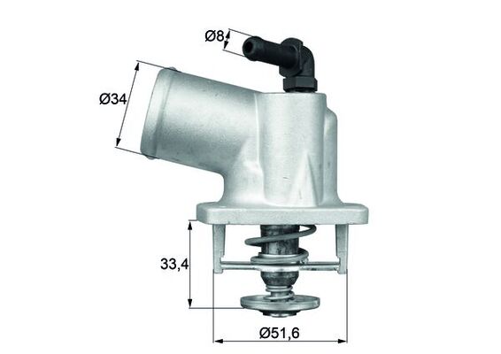 Termostat (92°) Astra Vectra 1,4 / 1,6 X16XE Z16XE | MAHLE TI5492D | OEM 01338003 01338420 1338003