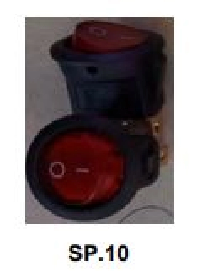 Anahtar Işıklı Tuş Yuvası Mini Kırmızı | OEM SP131K