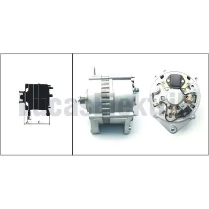 Alternator 24V 80A Renault Agora,Aves,Iliade | LUCAS LEA0649 | OEM 1516474R 50011859216 5001838198